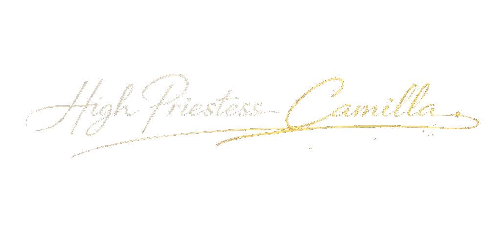 Handwritten signature of High Priestess Camilla